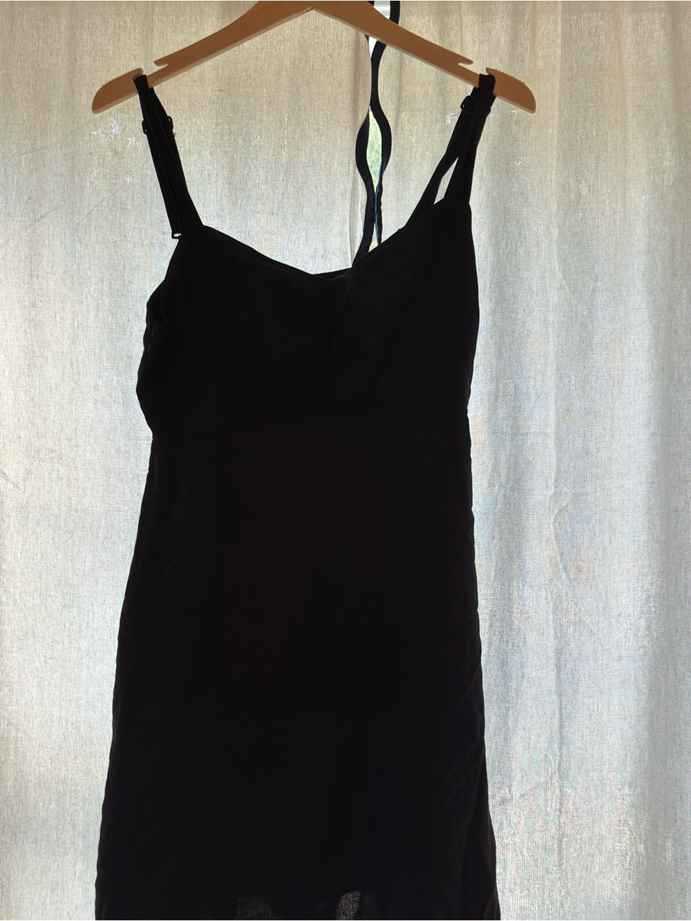 Old Navy Black Smocked Bodice Tank Top